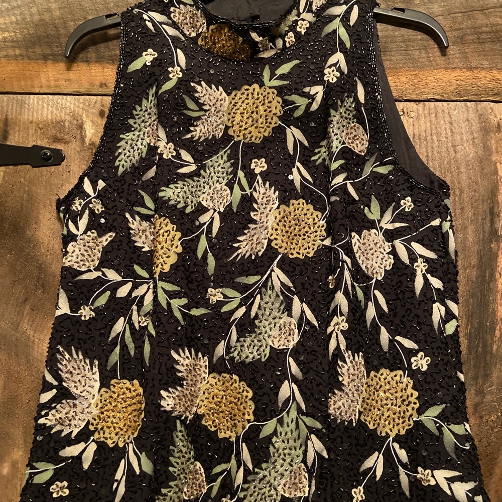 STUNNING Beaded top
